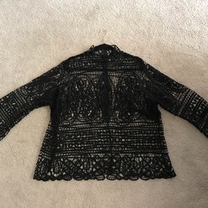 Lace halter neck top